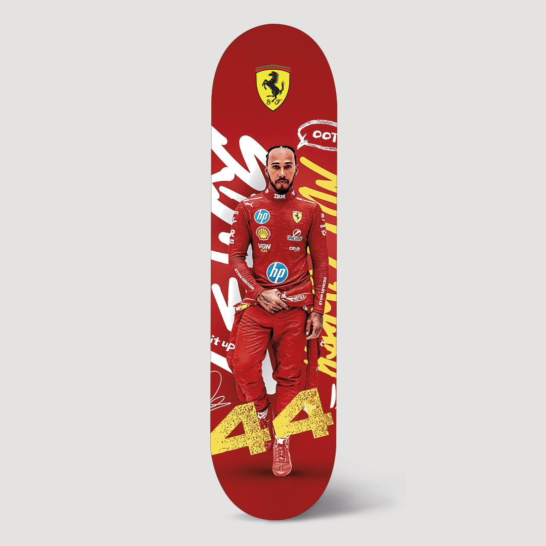 Skate Lewis Hamilton Ferrari