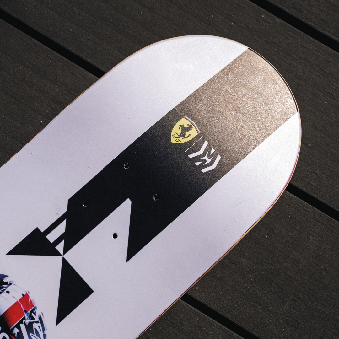SKATE Design Casco Charles Leclerc