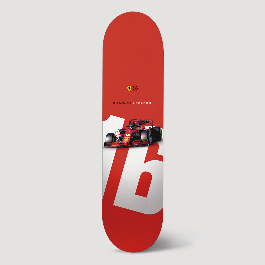 SKATE CHARLES LECLERC FERRARI