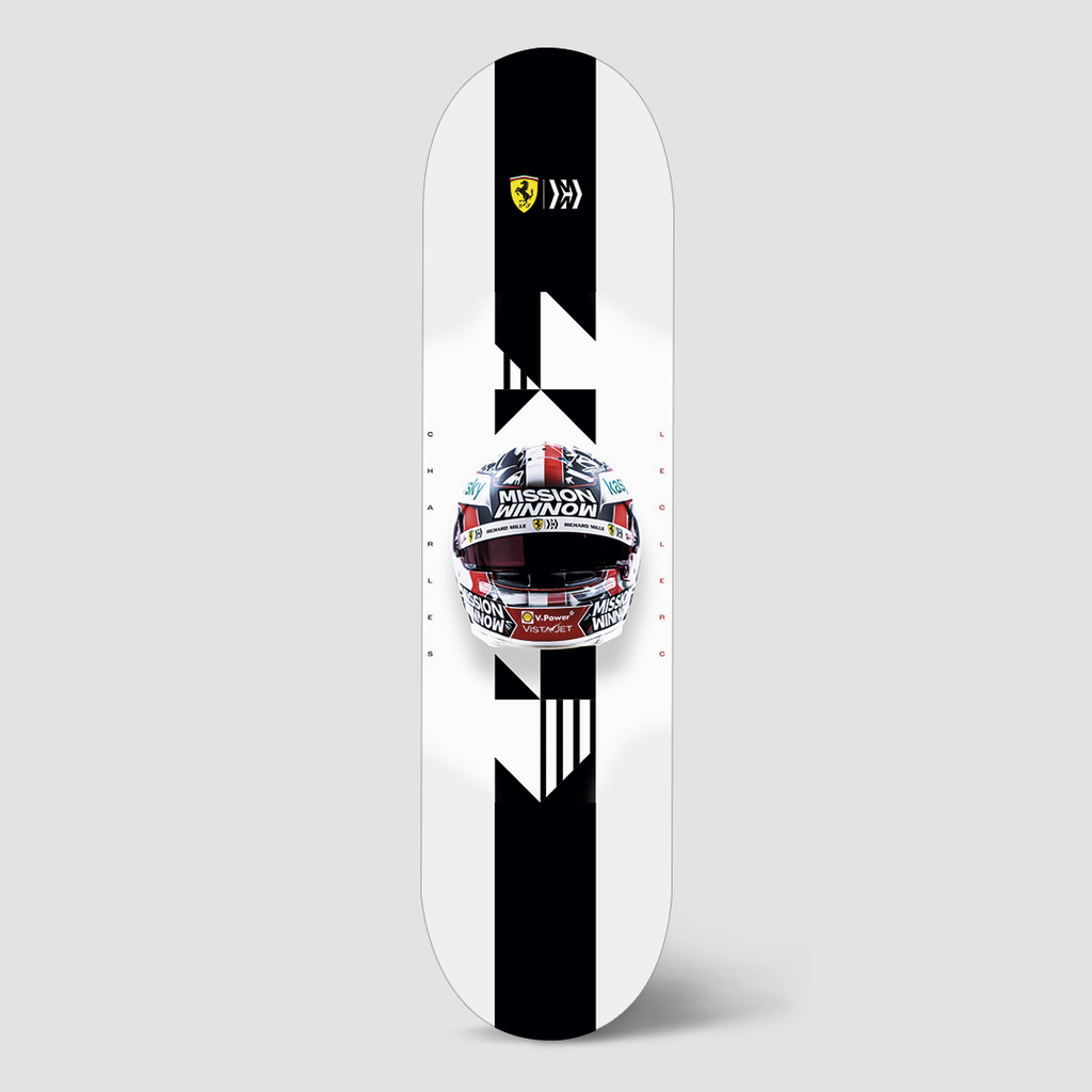 SKATE Design Casco Charles Leclerc